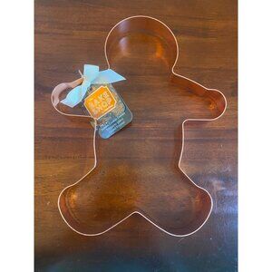 Stainless Steel 11" Jumbo Gingerbread Man Cookie Cutter, NWT